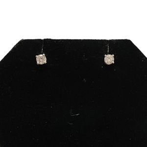 Cubic Zirconia .5 Carat Earrings